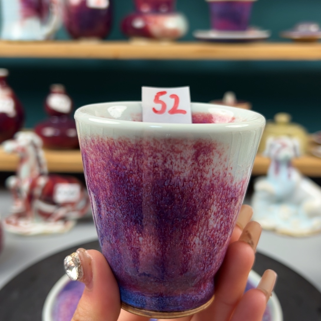 瓷片全品无暇主人杯纯手工