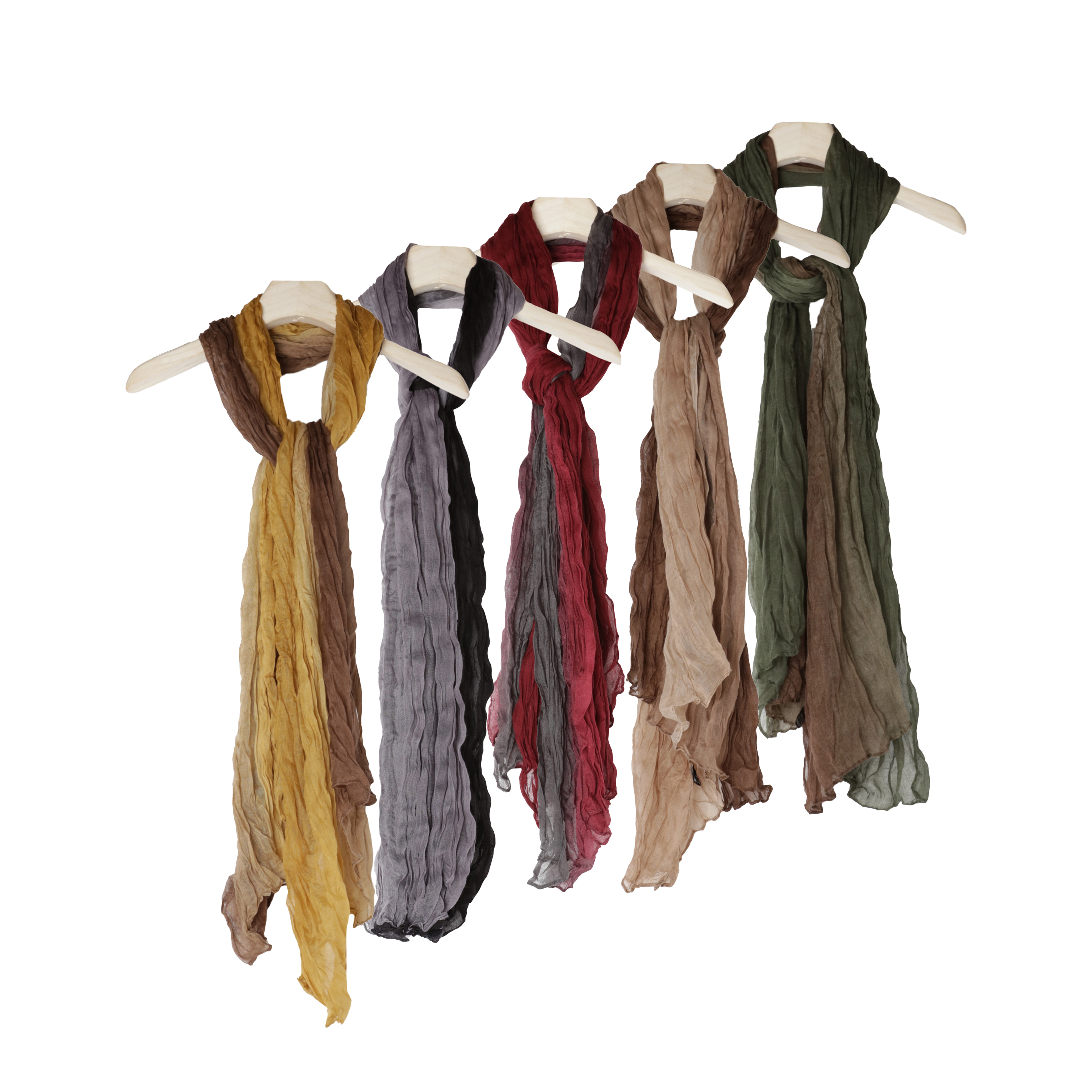 【麻訪家】SSWJ0101文艺复古做旧麻纱工艺围巾