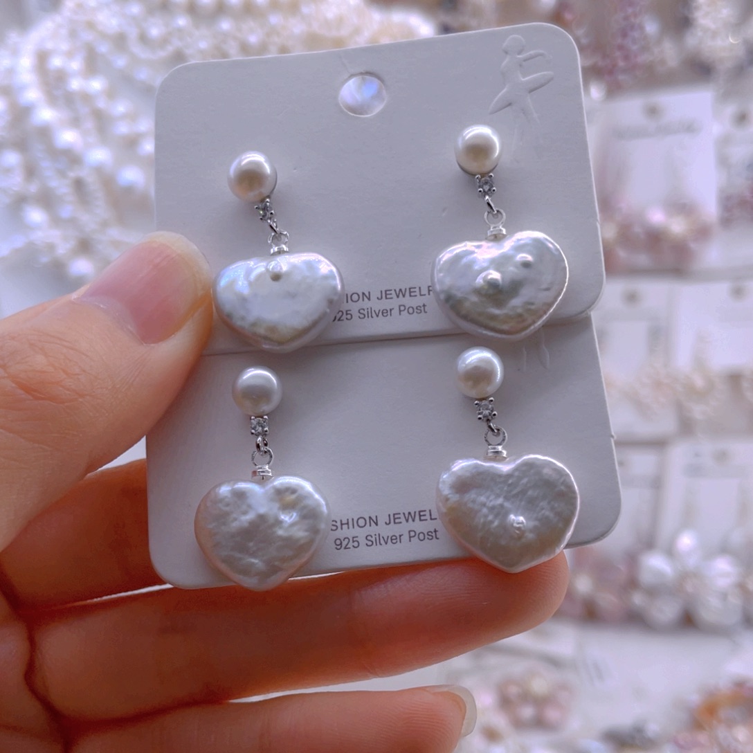 未镶嵌耳饰淡水珍珠