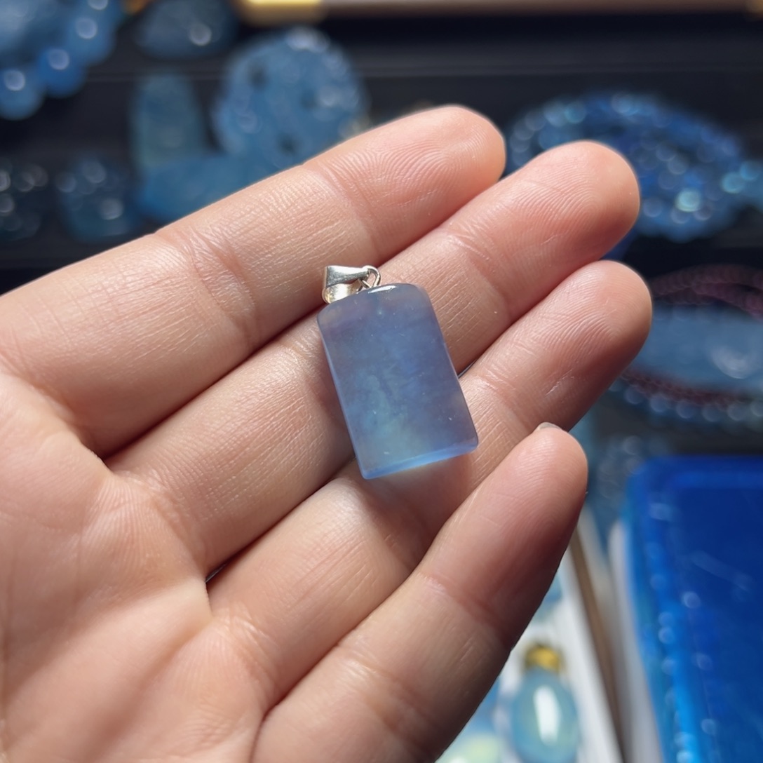 清***9海蓝吊坠直播间专拍