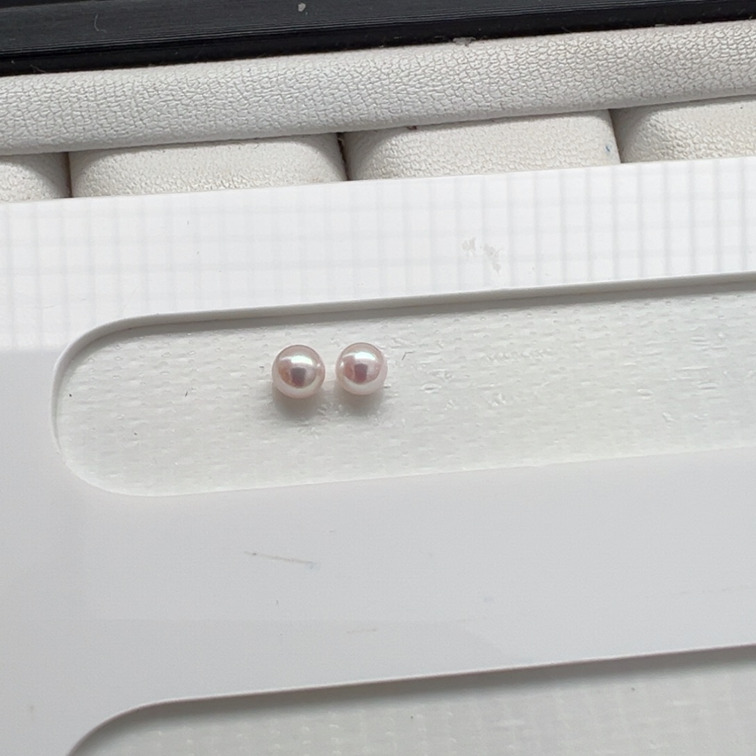 未镶嵌裸珠海水珍珠Akoya裸珠3-4mm可定制爱