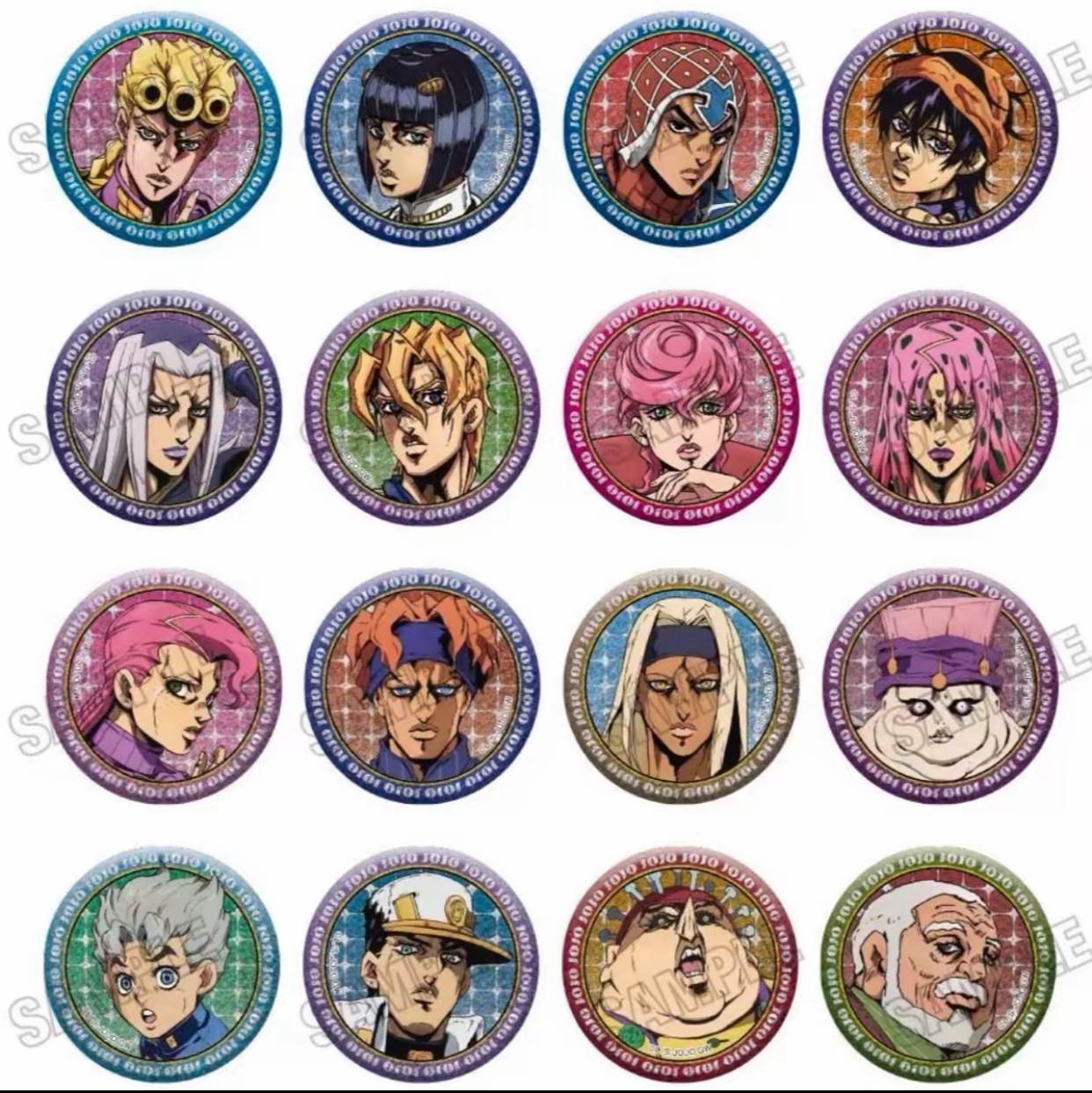 【JOJO的奇妙冒险 】黄金之风吧唧、亚克力吧唧、拍立得