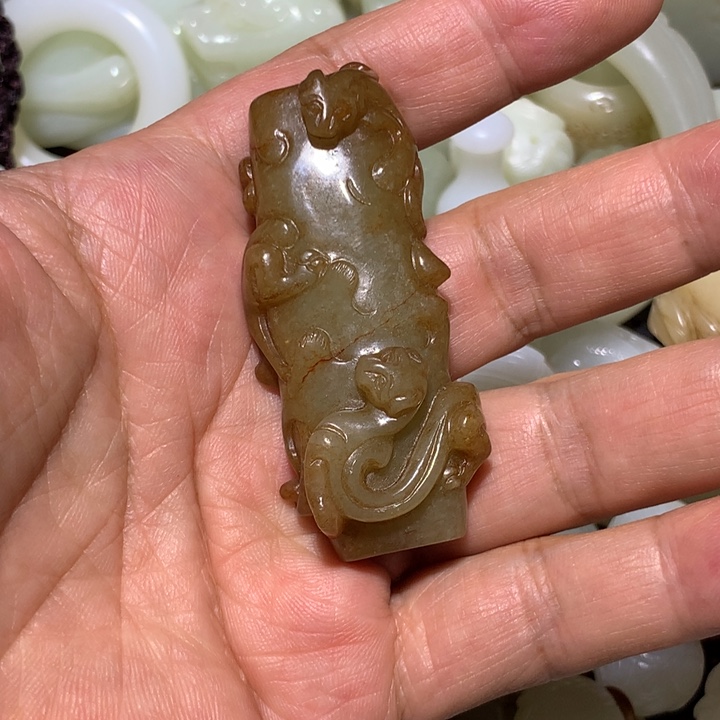 和田玉（白玉）颈饰未镶嵌洪*