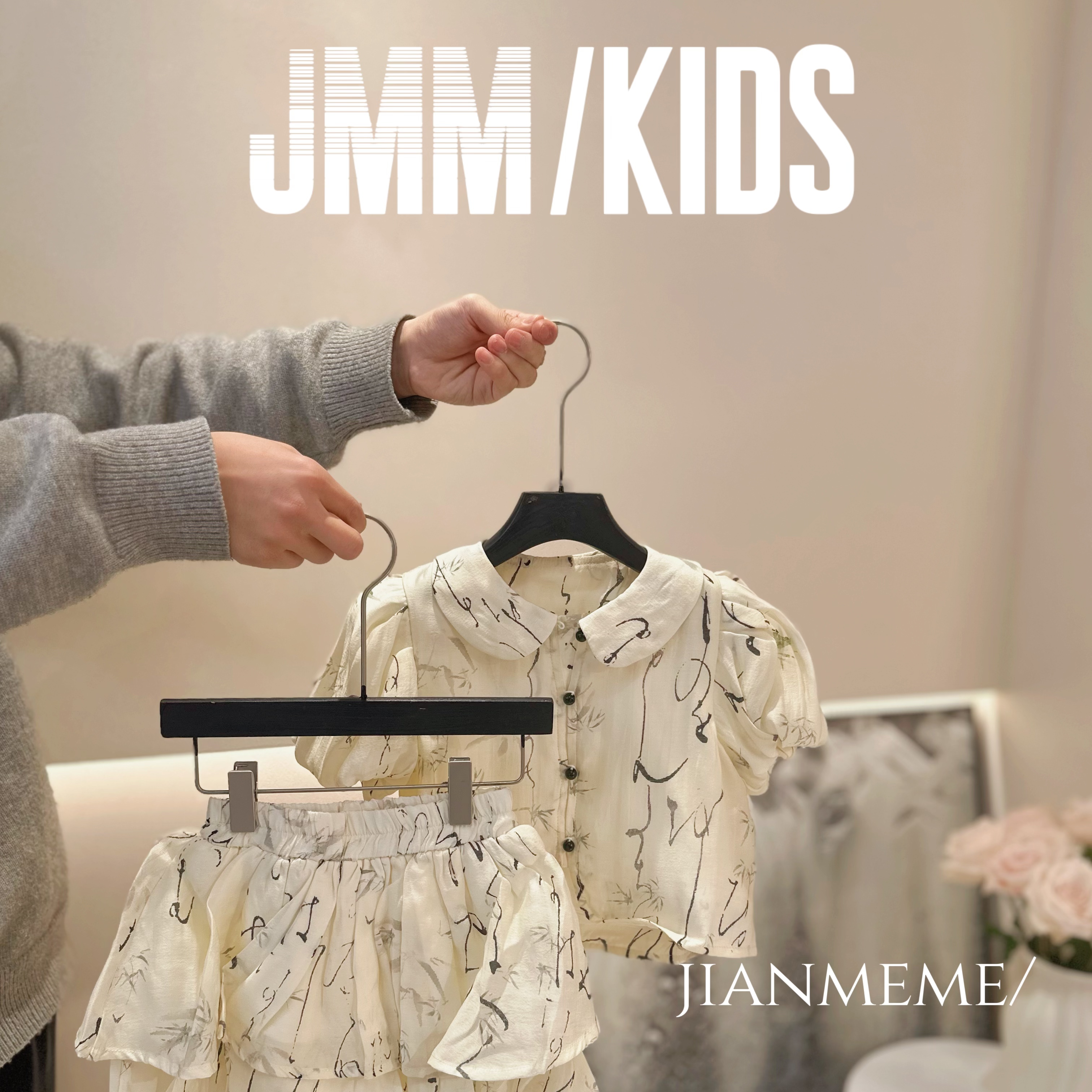 A126夏季复古短袖套装中国风唐装小童两件套