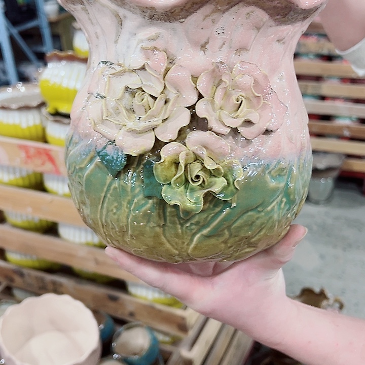 有孔，凑单福利满10元发货陶瓷多肉花盆！