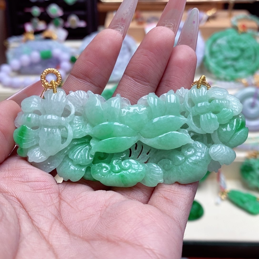 颈饰未镶嵌翡翠翡翠吊坠