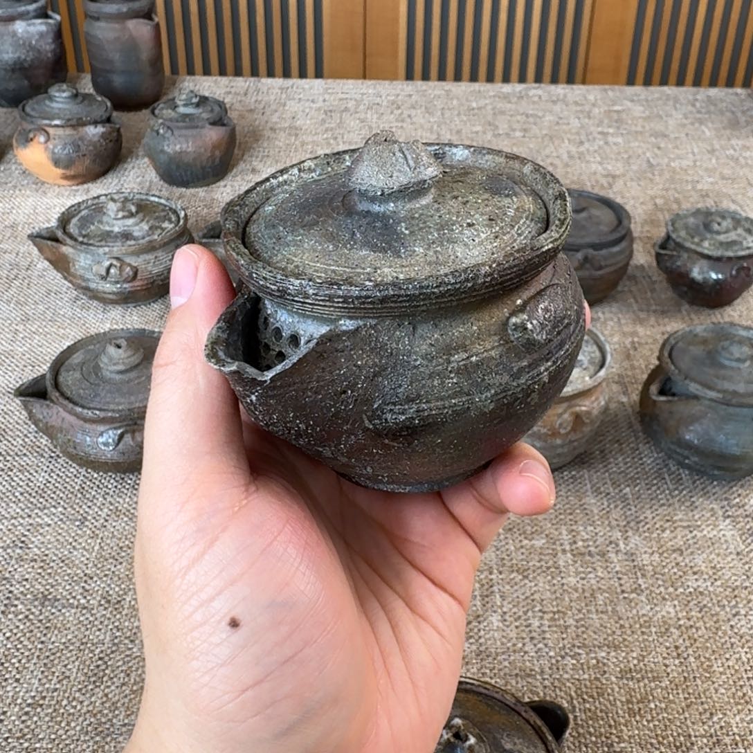 节***天冈安文南蛮烧宝瓶