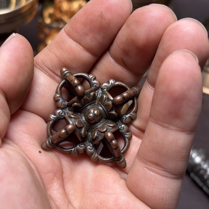 用***1铜星月菩提挂件菩提