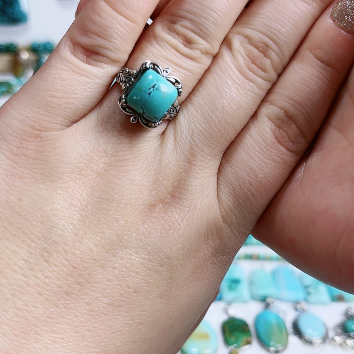 【闪购商品】绿松石珠宝奇石未镶嵌