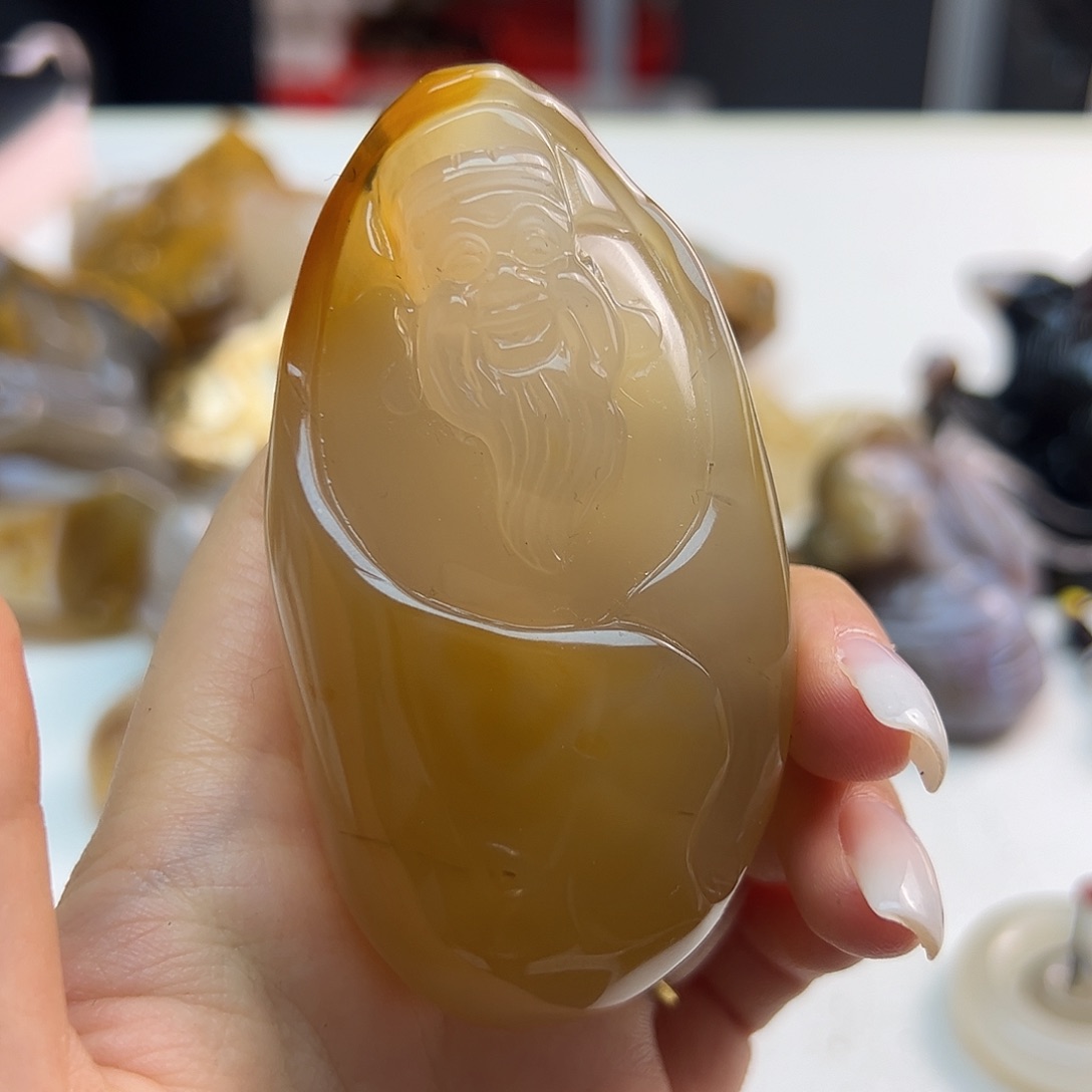 玛瑙/玉髓未镶嵌吊坠(不含链)