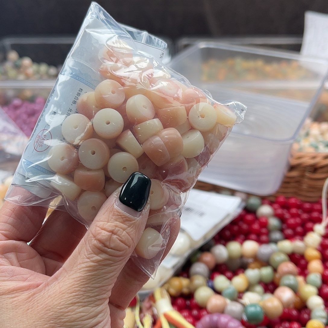 白玉菩提吊坠A/11mm/60颗