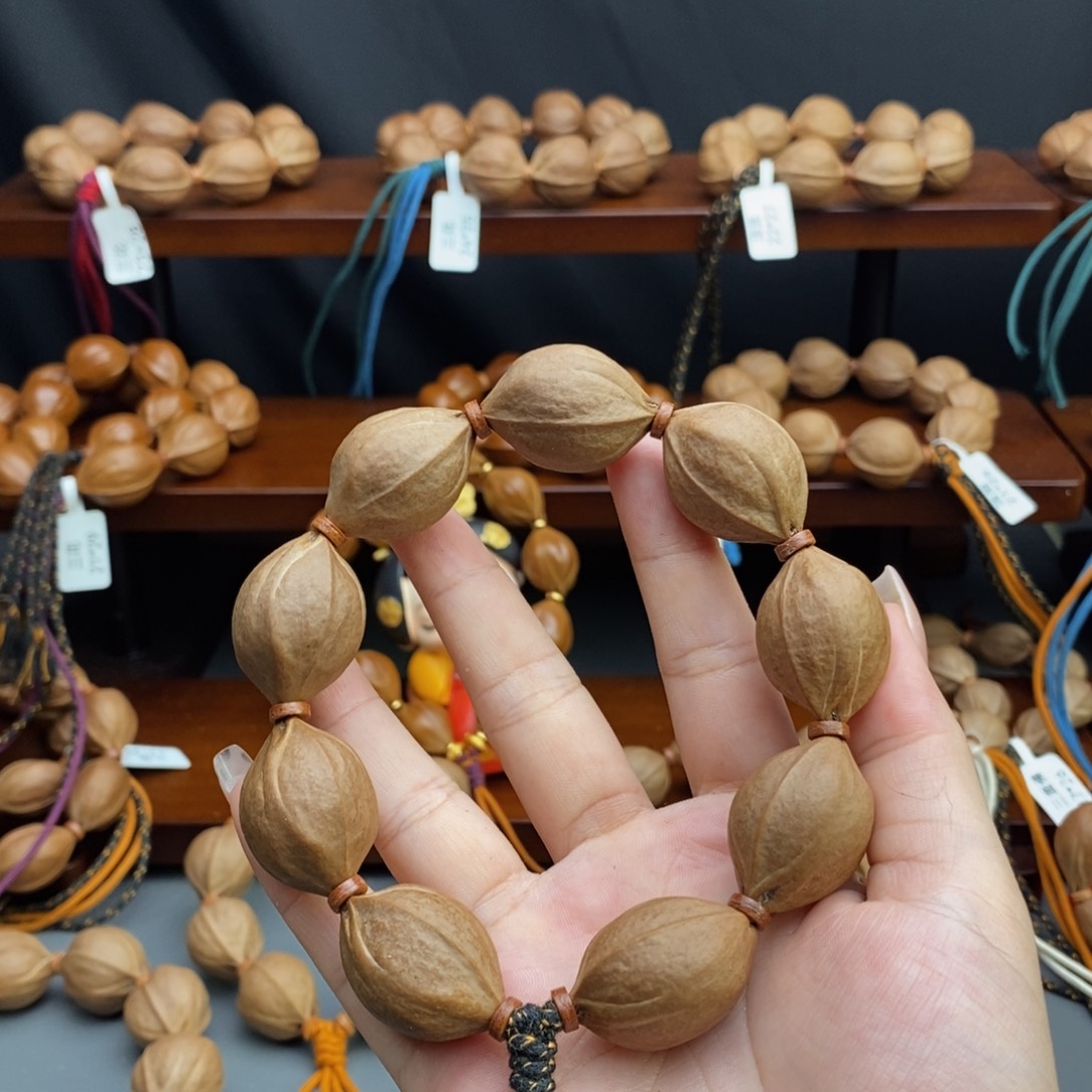 冰***树梅林铁核文玩手串