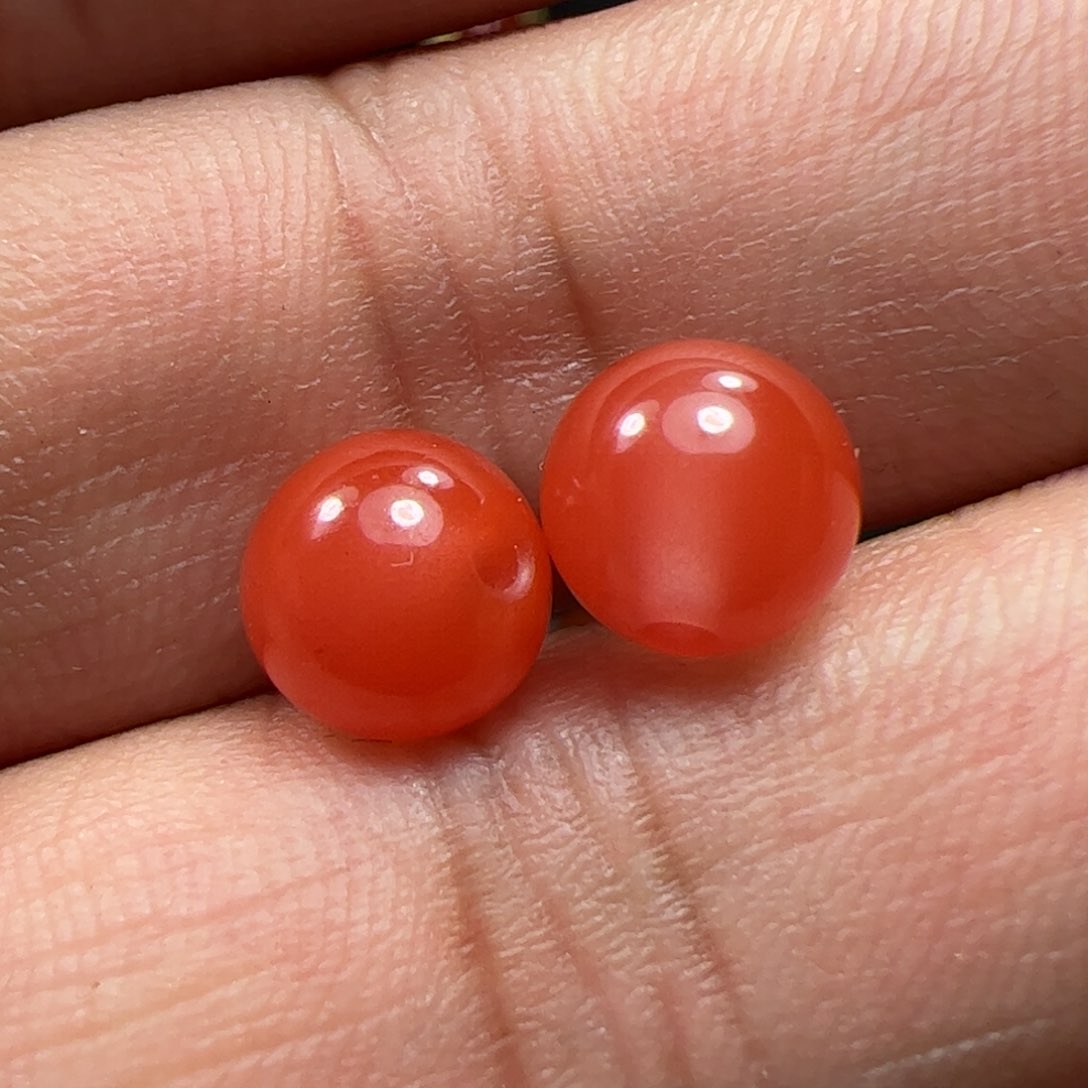 南红玛瑙珠子未镶嵌