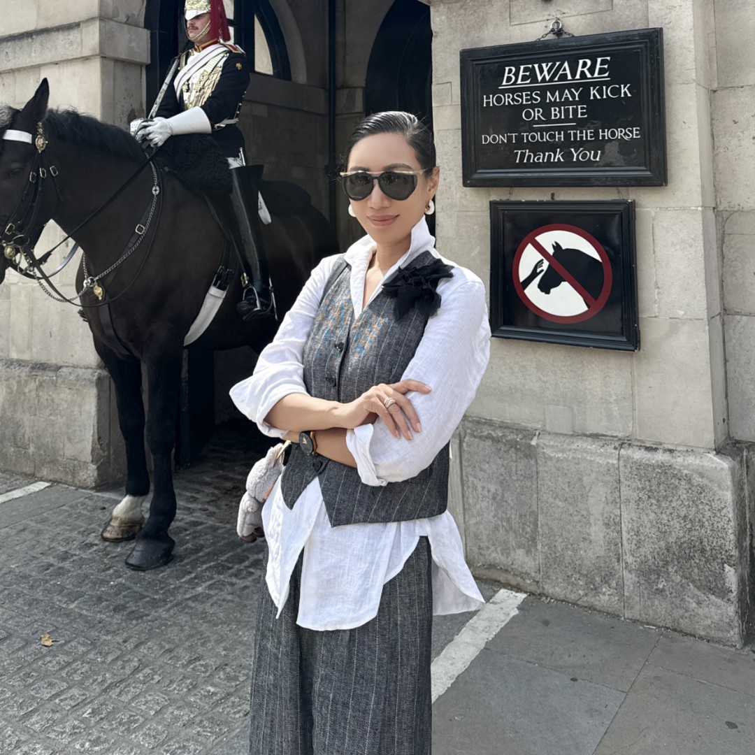 【Do.Fashion欧阳】“oldmoney”意大利进口亚麻老钱休闲马甲马夹时尚