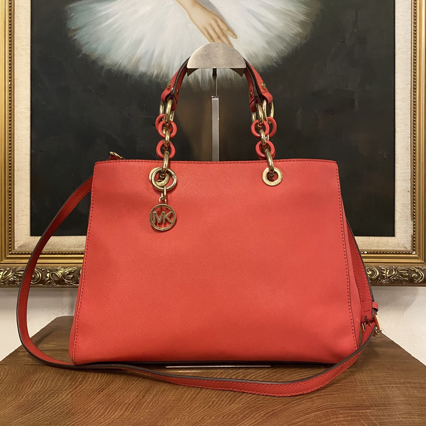 95新 MICHAEL KORS/迈克高仕 mk斜挎包/003899/尺寸30*21