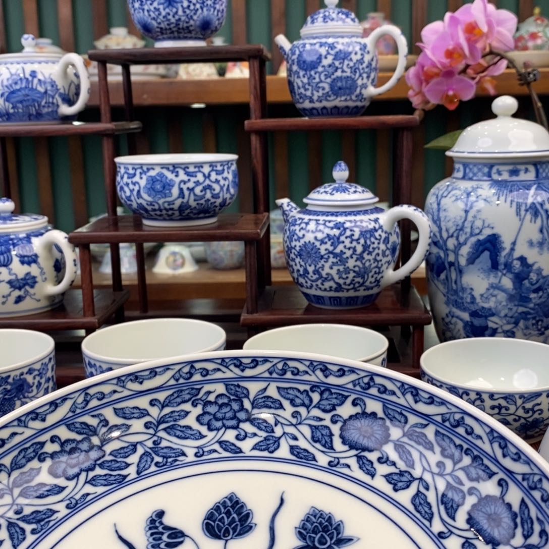 神***灯慎静斋缠枝一束莲