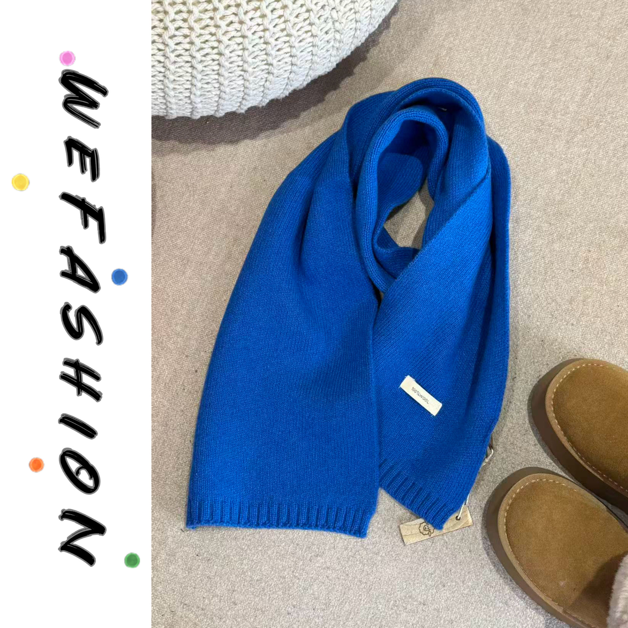 【WE】推荐！韩系ins2025冬季复古小围巾