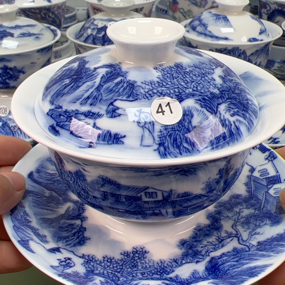 景德镇纯手绘茶具41