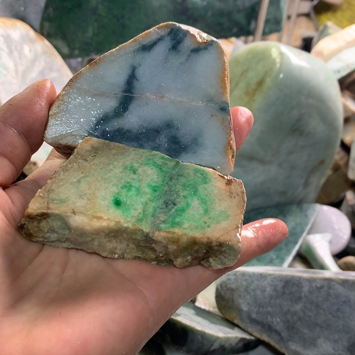 散珠翡翠好***呀天然翡翠