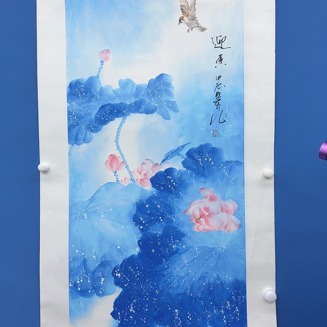 国画多次参加国内外大型