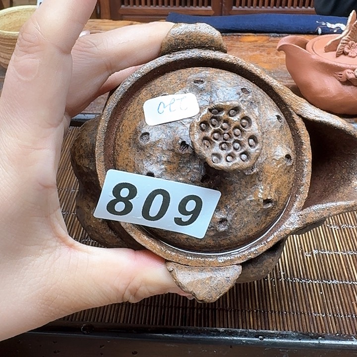 纯手工制作粗陶茶具