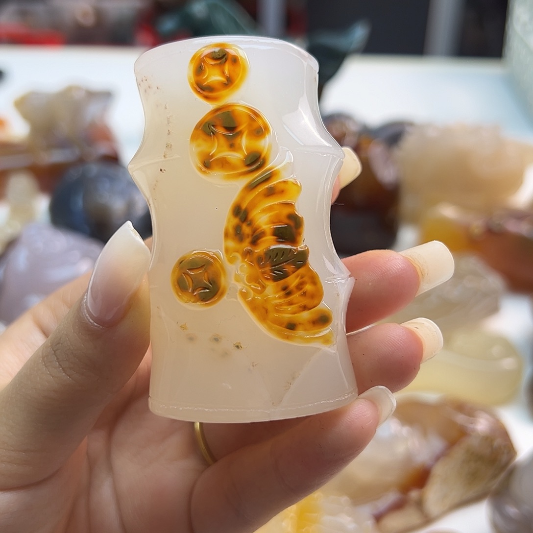 玛瑙/玉髓未镶嵌颈饰