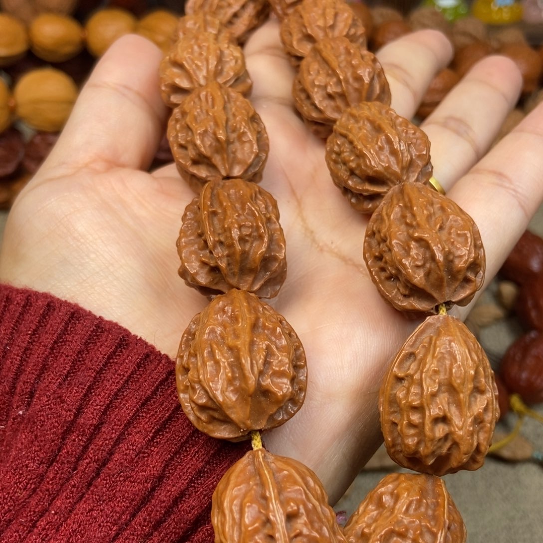 吊坠文玩核桃三角蛤蟆文玩核桃