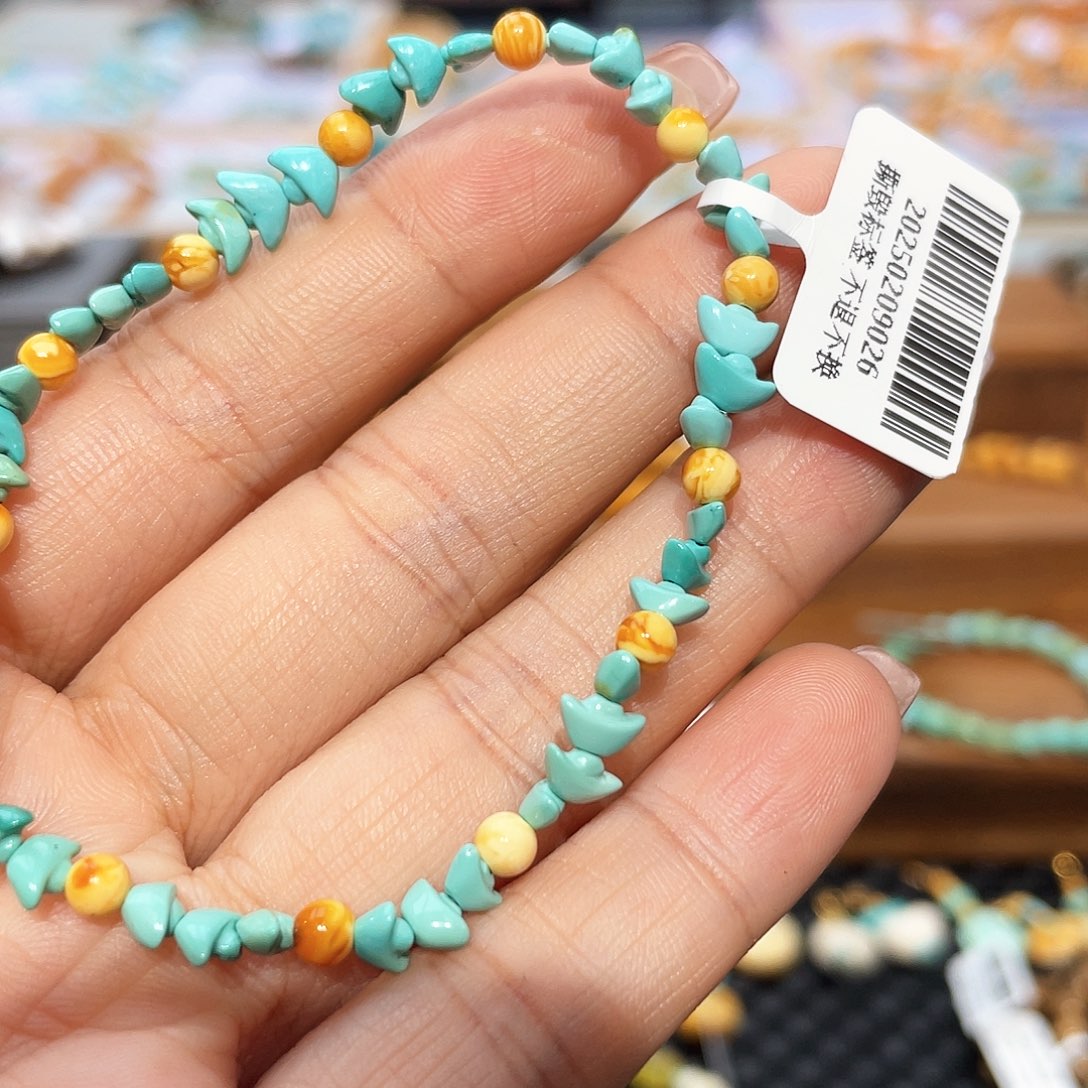 琥珀裸石未镶嵌手串