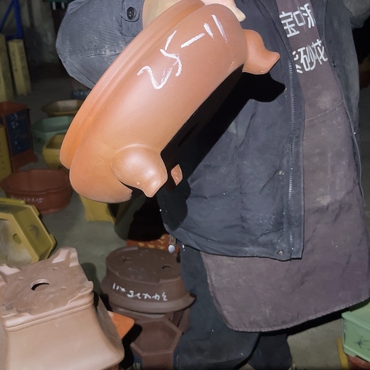 紫砂花盆紫砂等传统