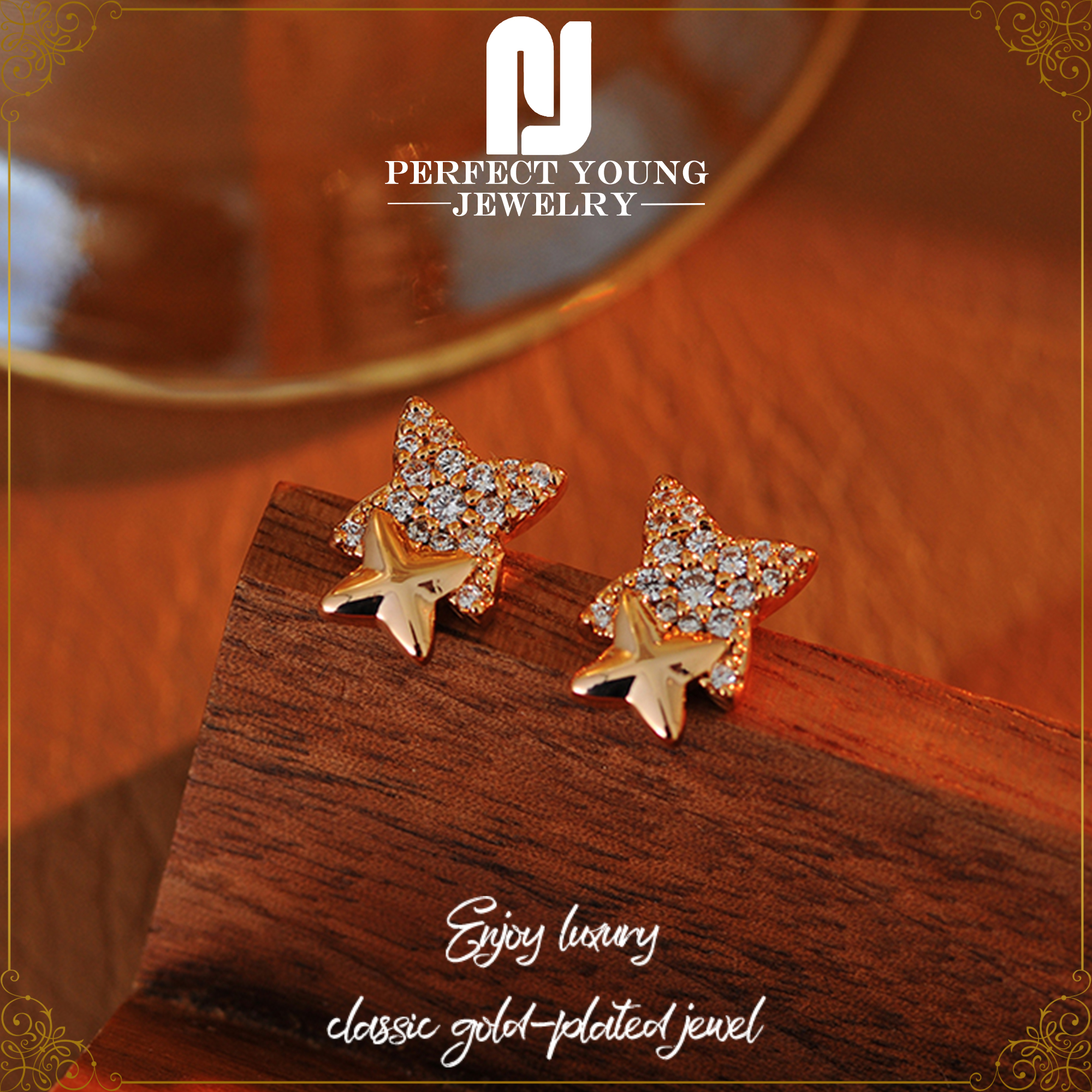 【星河遐想】英☆Perfect&Young时尚耳钉D-8923