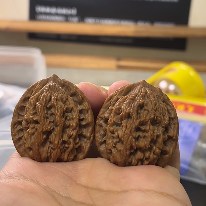 吊坠文玩核桃136麦穗虎头39尺