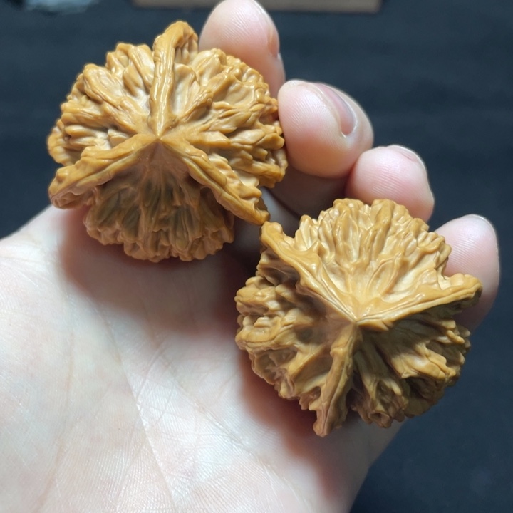 把件文玩核桃帝王三棱42尖微磨