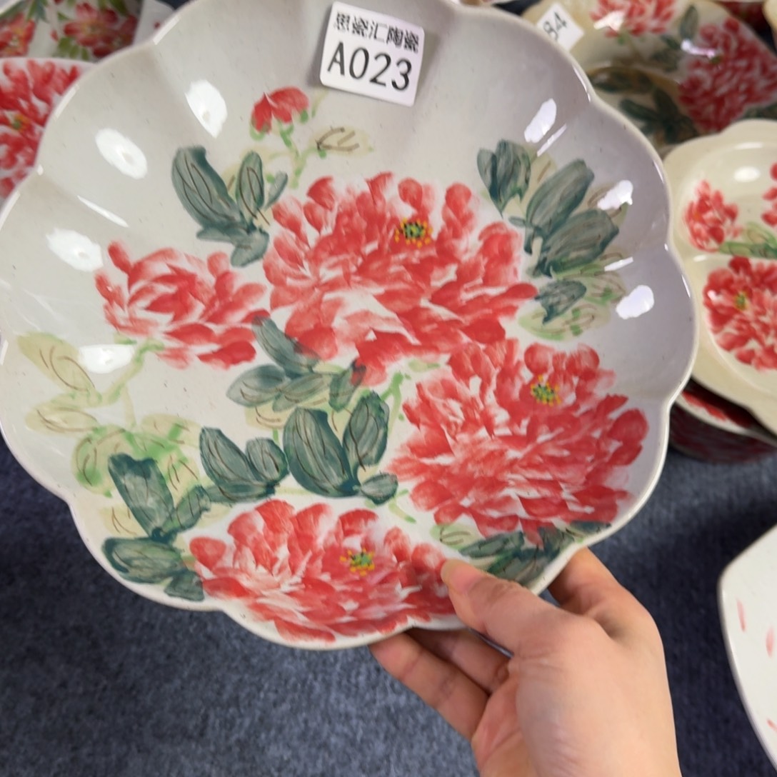 宁***碗景德镇高温陶瓷口径25