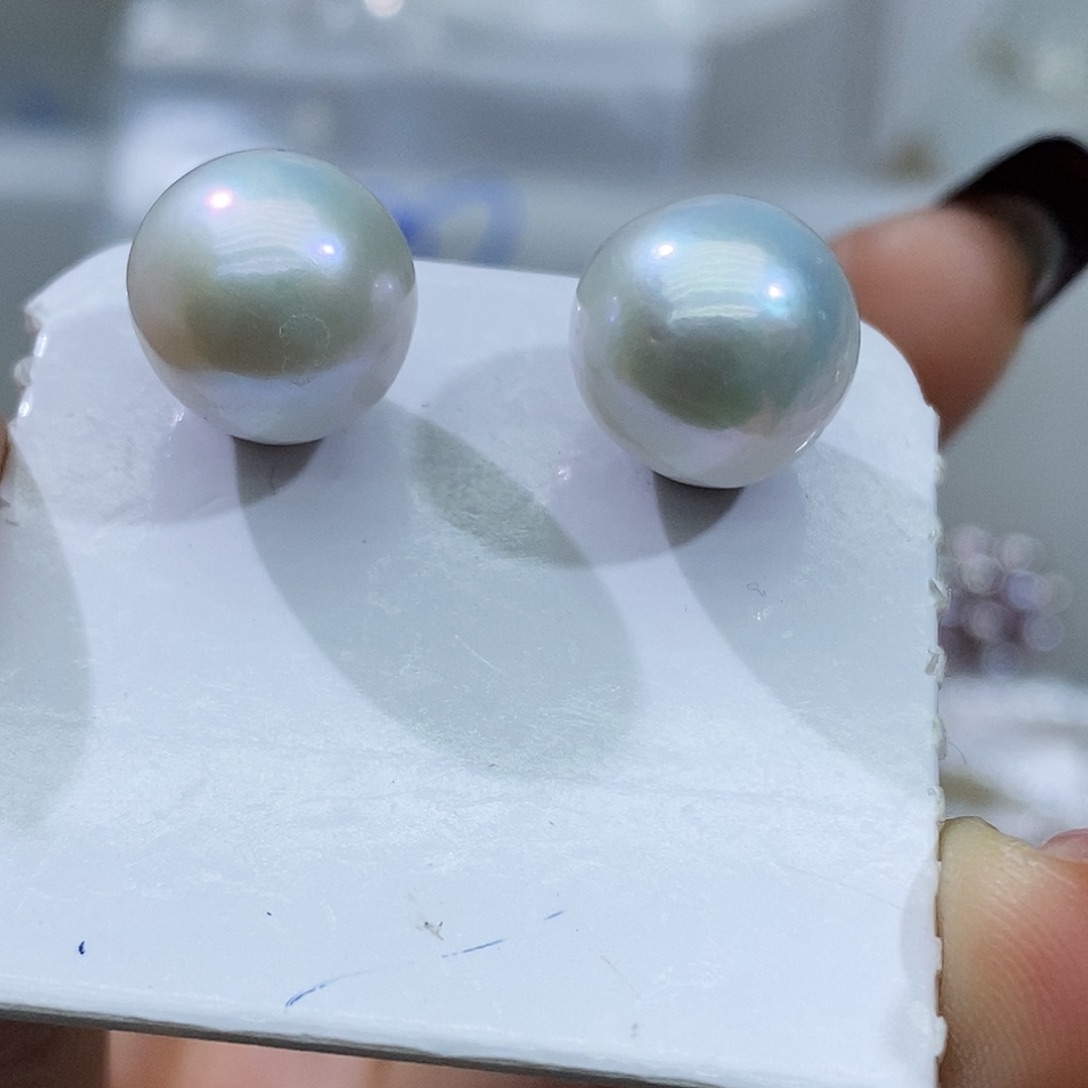 淡水珍珠吊坠银S925镶嵌