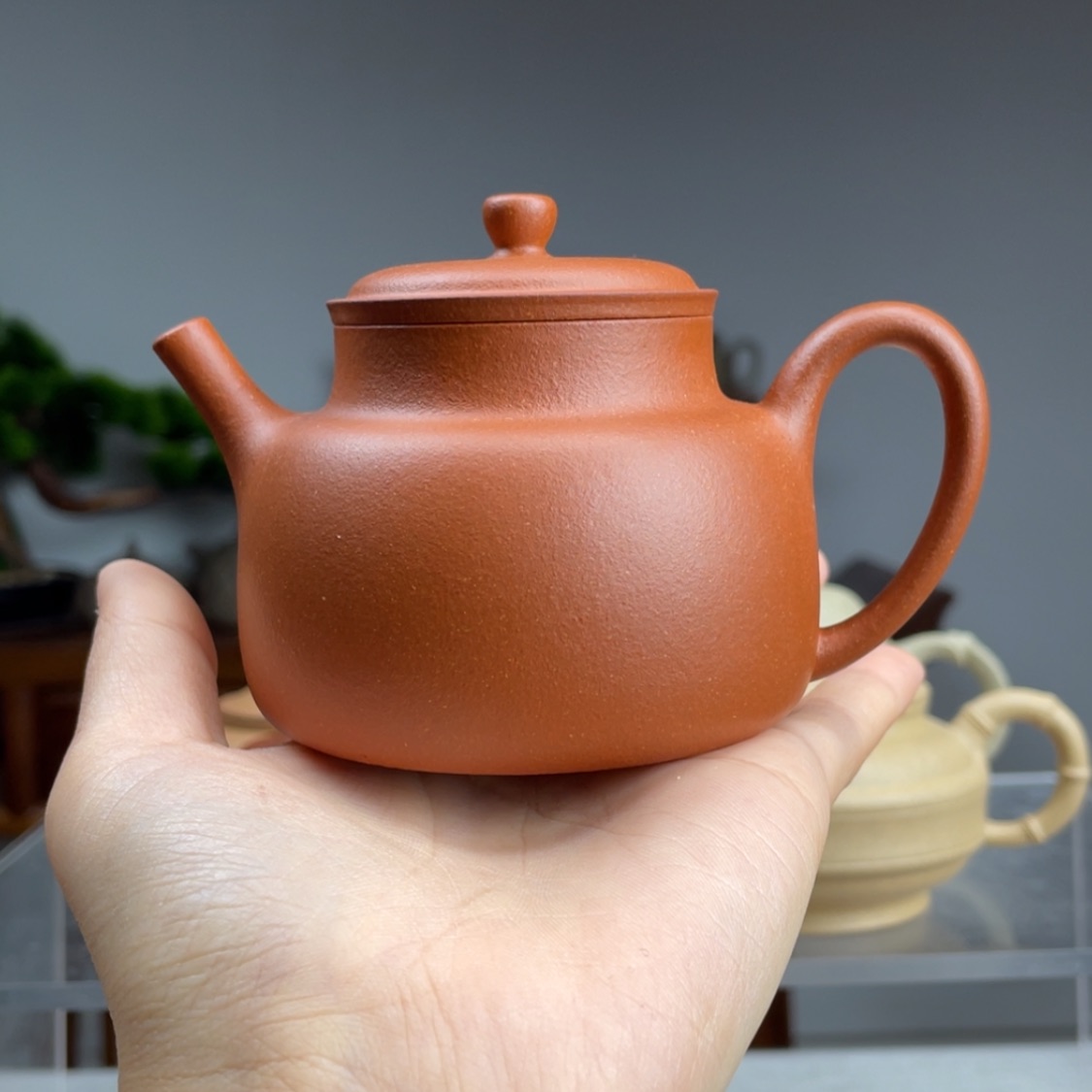 【闪购商品】紫砂茶壶＃***轴红降坡言心容量180cc