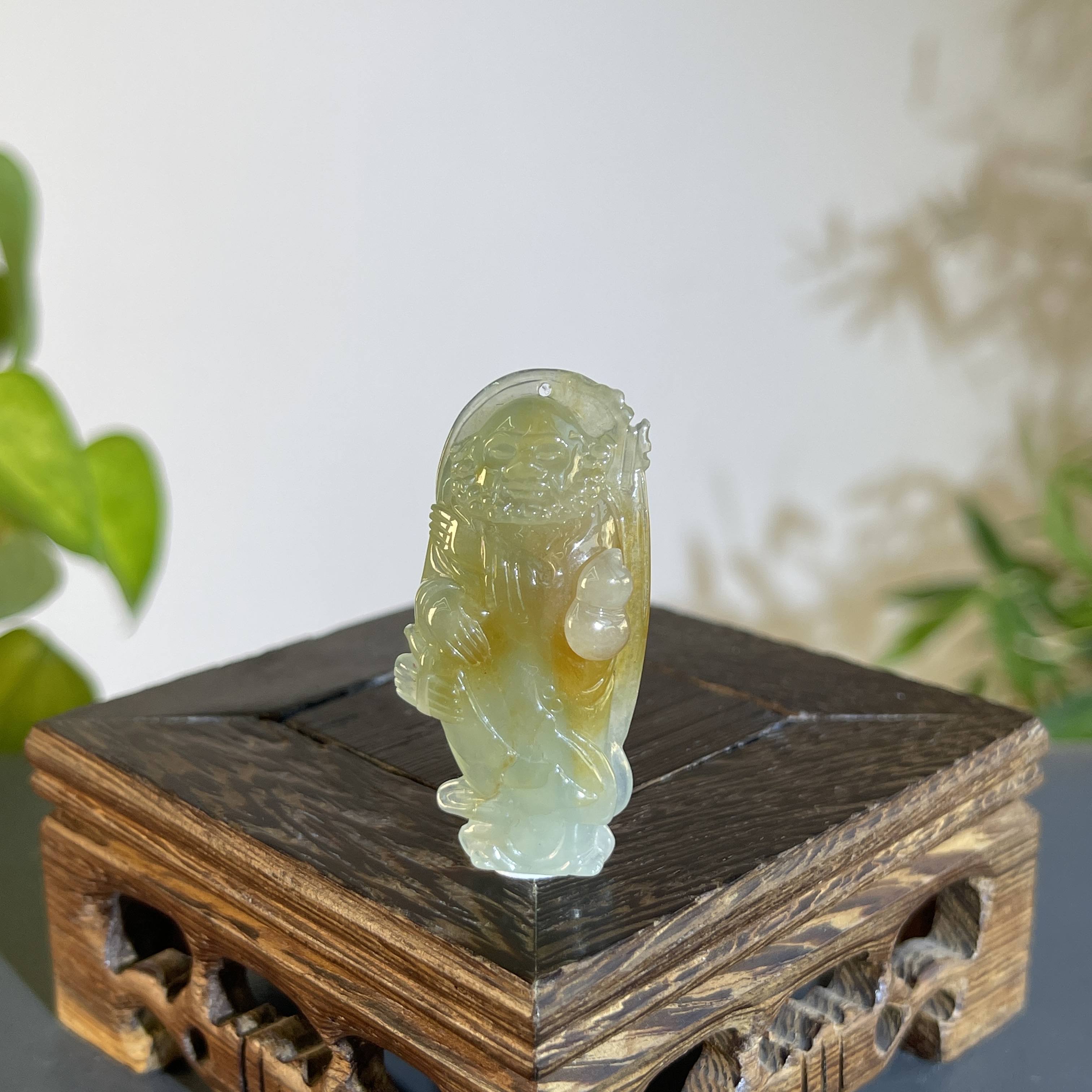 JCB14-126  天然缅甸A货翡翠   达摩