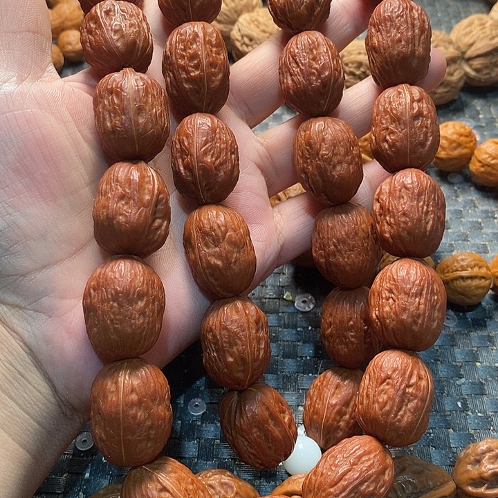 一***掛手串文玩核桃红枣脖挂