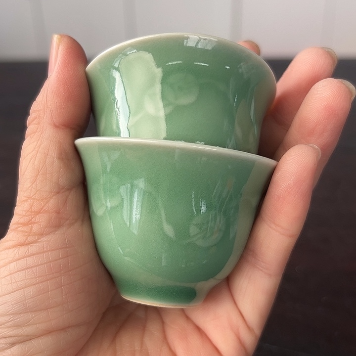 云间青瓷龙泉小米茶器