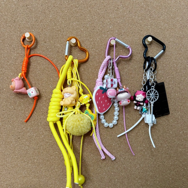 【直播间选款】二创潮玩萌粒创意diy礼品萌娃公仔挂件