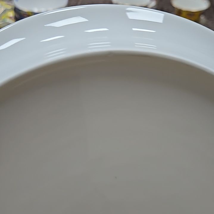 瓷片瑕疵9.5寸一个万花珐琅彩深盘6666