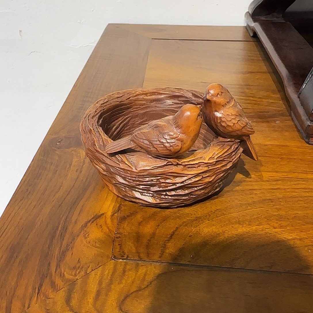 浓***生黄杨木摆件一个复古摆件