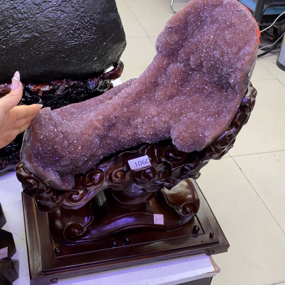 水晶摆件婷未镶嵌