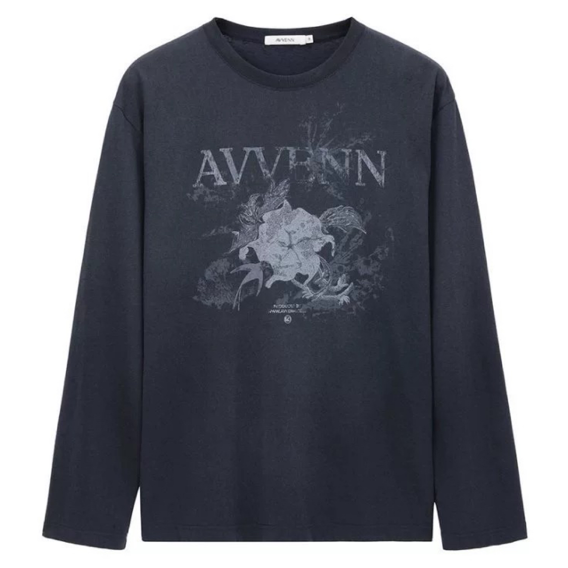 AVVENN木棉花长袖体恤