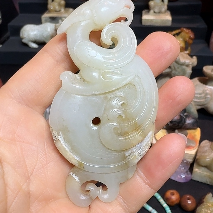 和田玉挂件未镶嵌胡***园