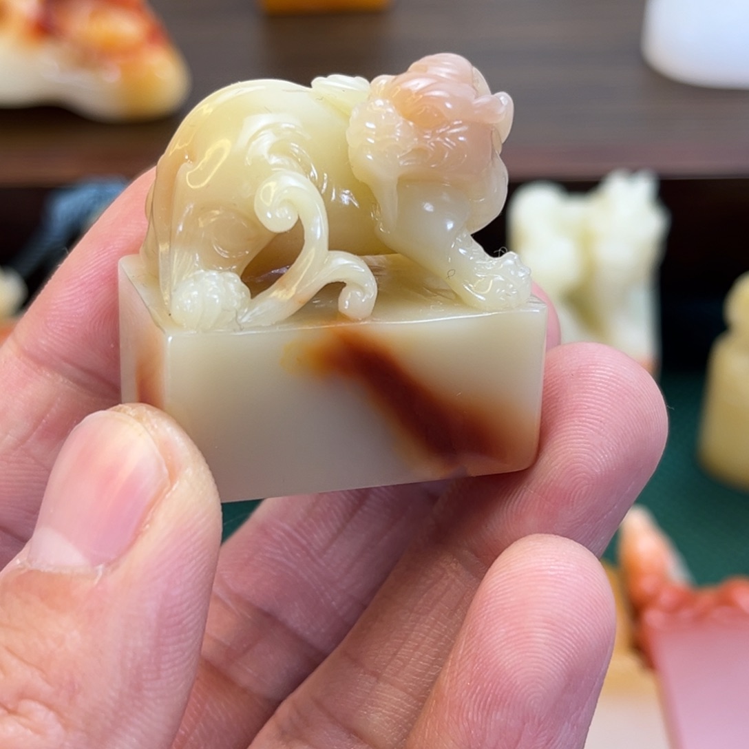 寿山石印石然寿山石