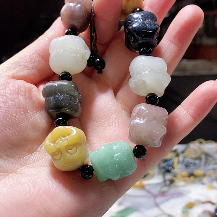 密玉（石英质玉）手链未镶嵌