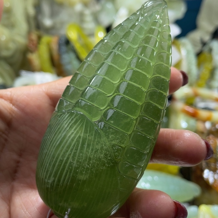 岫玉未镶嵌手把手把