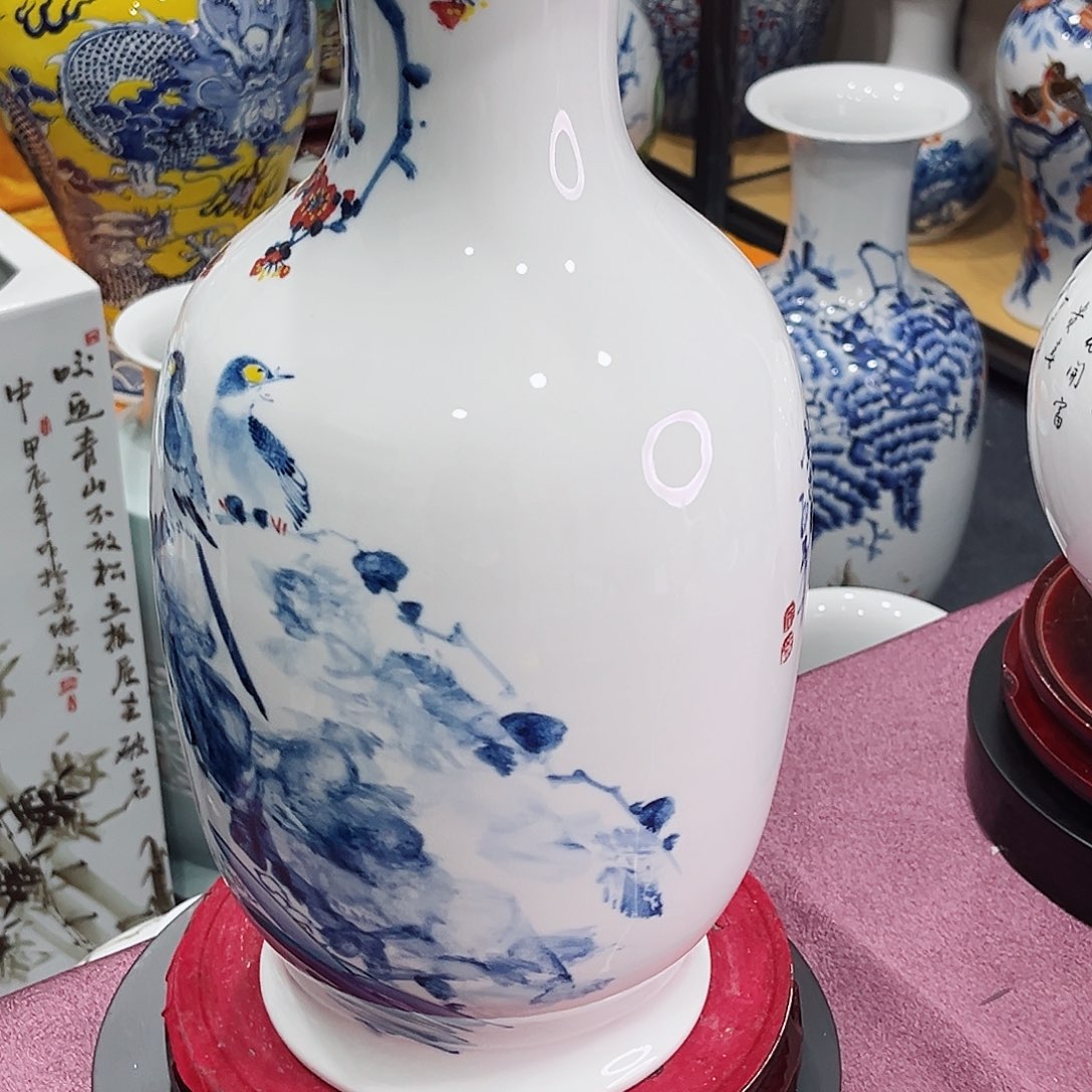 摆件梅*景德镇陶瓷