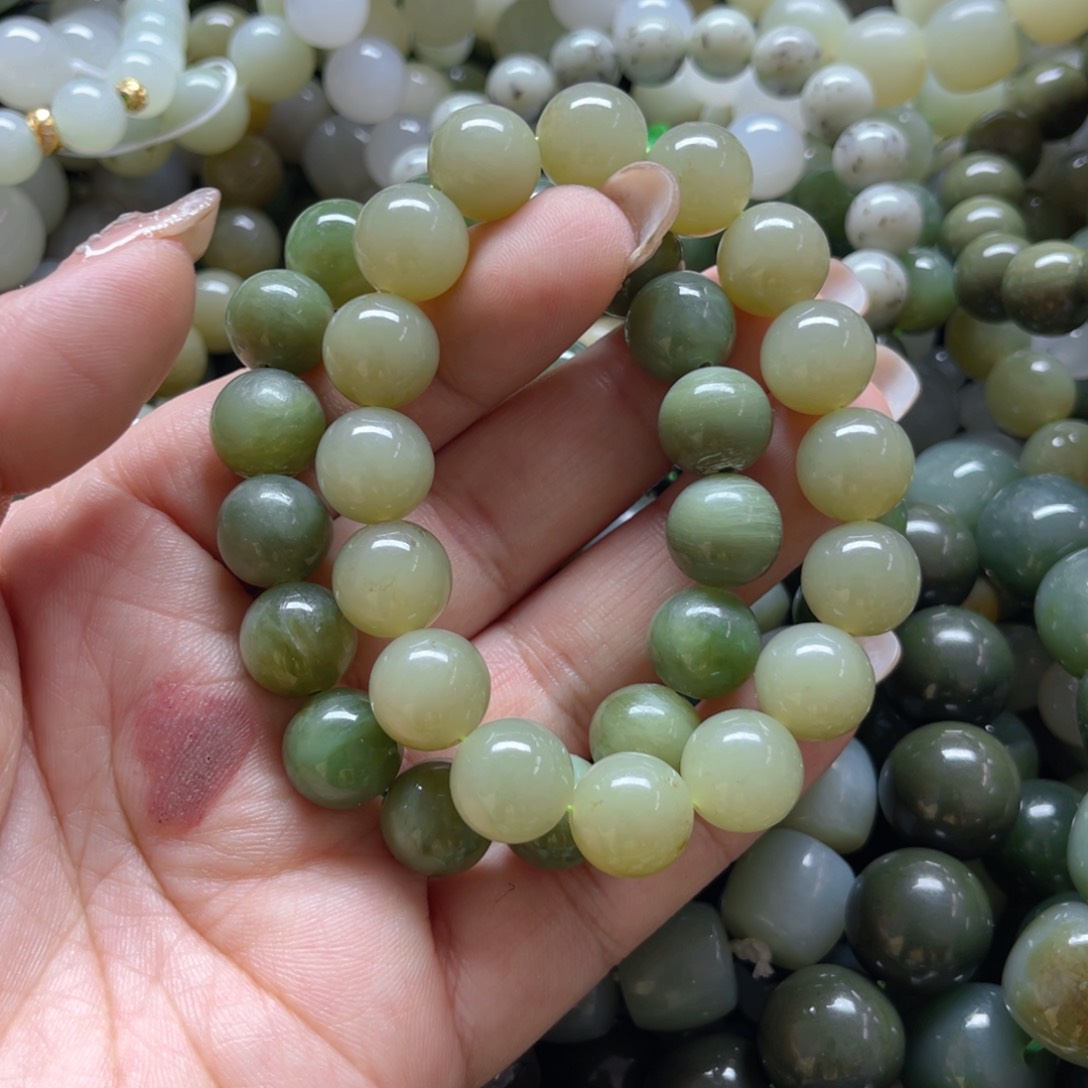 和田玉手链未镶嵌