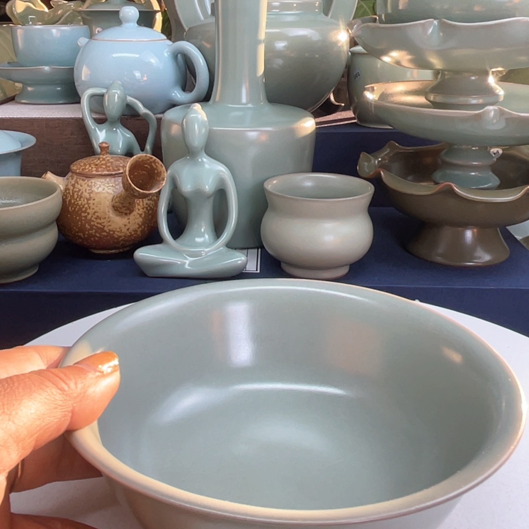 汝州汝瓷全手工主人碗